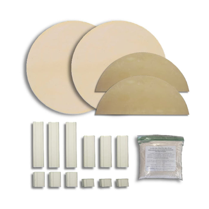 Kiln furniture kit with shelves and posts