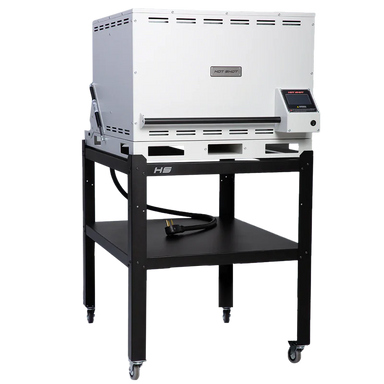 Hot Shot HS-24G glass kiln on stand front view