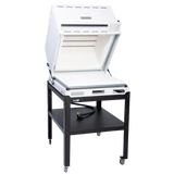 Hot Shot HS-24G clamshell kiln open interior large chamber