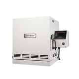 Hot Shot 1200C ceramic kiln front view with controller