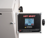Hot Shot HS-12G glass kiln TAP touchscreen controller close-up displaying firing interface