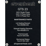 Evenheat Glass Kiln - GTS 23 - chamber view