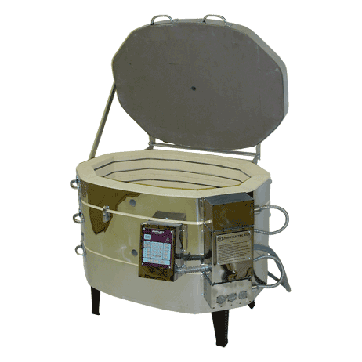Olympic Kilns 2018HE Oval Electric Kiln | 2018HE | front view