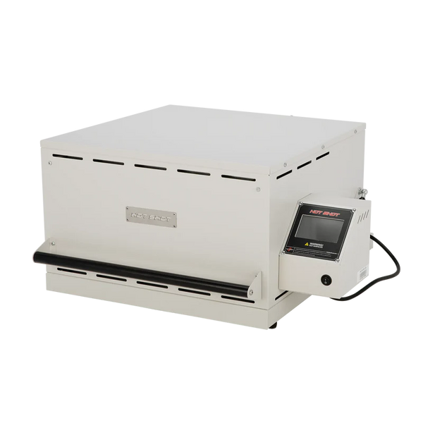 Hot Shot HS-16G glass kiln closed clamshell front view