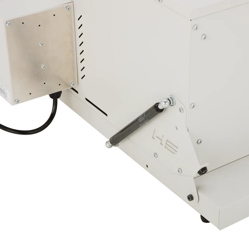 Hot Shot HS-16G kiln lift strut clamshell mechanism close-up