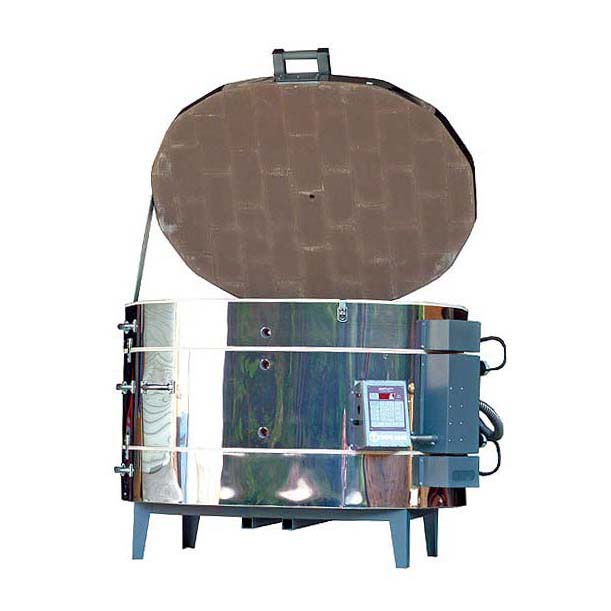 Olympic Kilns 2518HE Oval Electric Kiln | 2518HE | front view