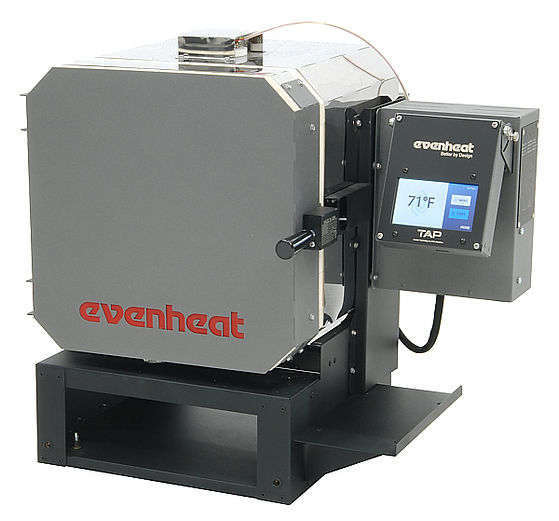 Evenheat Heat Treat Oven - Cube 7 | EH-CUBE-7 | compact 120V bench heat treating oven front view
