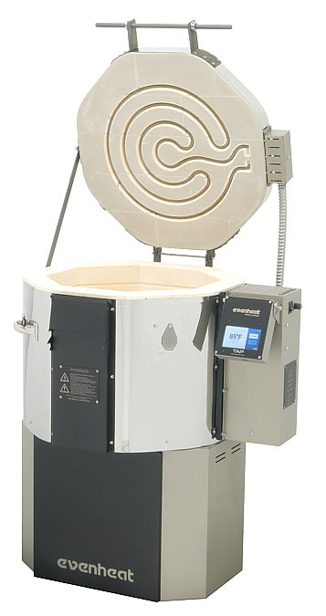 Evenheat Glass Kiln - GTS 18 | EH-GTS-18 | round personal all-firebrick glass kiln