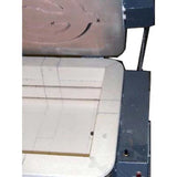 Olympic 139FLE front-loading kiln front view with side hinge door open