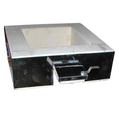 Olympic HotBox E electric kiln bead collar attachment with front access door for glass annealing