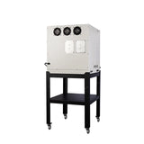 Hot Shot glass annealing kiln rear view with triple cooling fans
