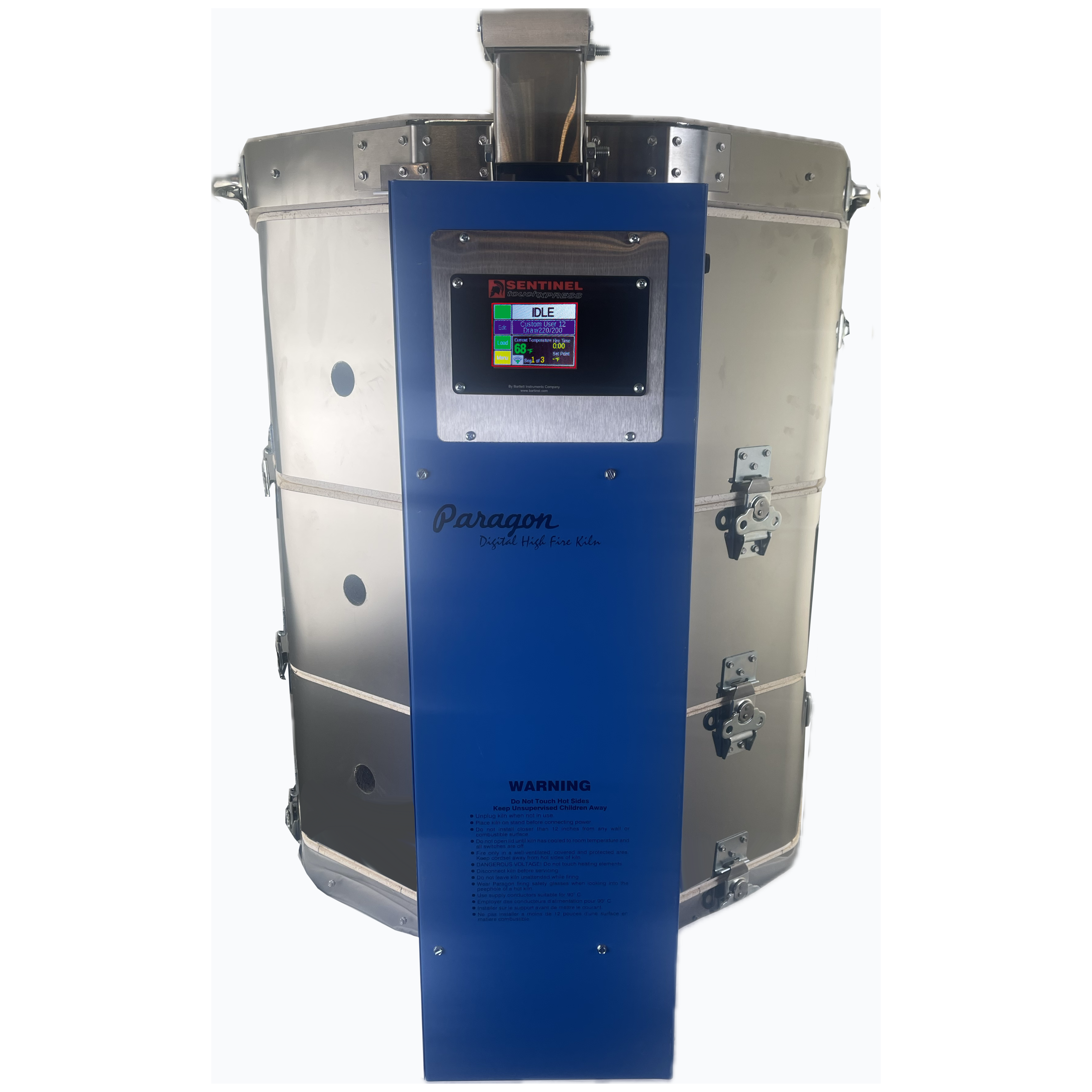 Paragon CT102329 Ceramic Kiln | CT102329 | 7.10 cu ft Cone 10 10-sided top-loading kiln