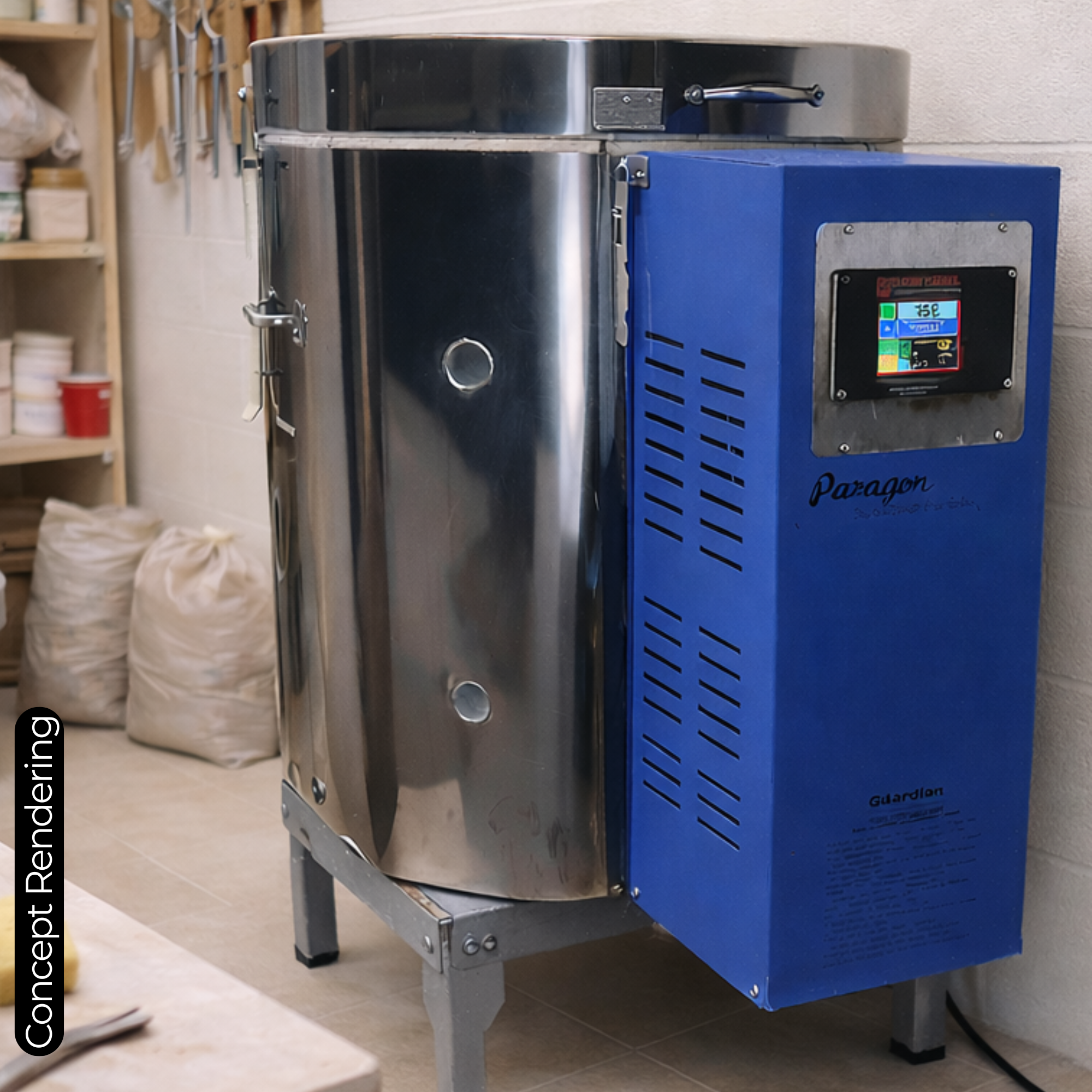 Paragon CT81722 Ceramic Kiln | CT81722 | 2.95 cu ft Cone 10 8-sided top-loading kiln