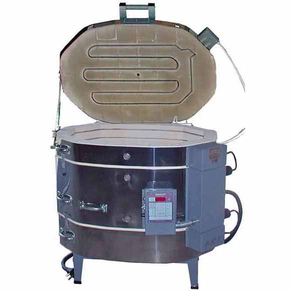 Olympic Kilns DM2023HE Oval Electric Kiln | DM2023HE | front view