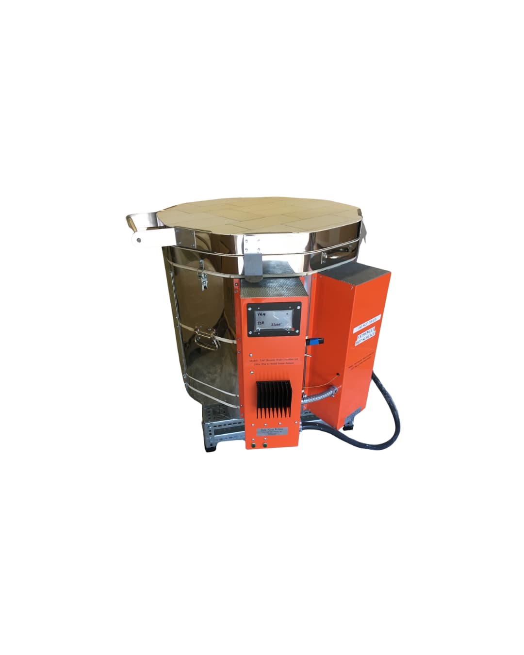 Jen-Ken DW Crucible double wall glass melting kiln, closed