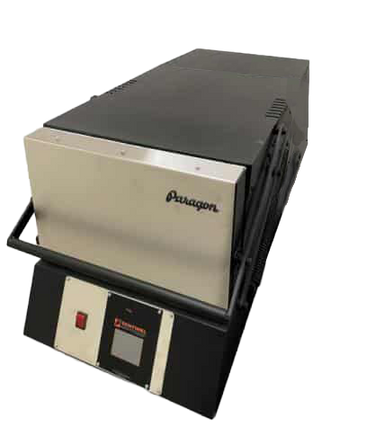 Paragon Double Barrel KM54 Pro Knife Oven | KM54 Pro Double Barrel | Flagship 3-zone bladesmithing oven with guillotine door