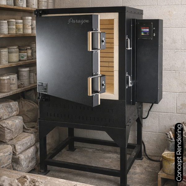 Paragon Dragon 24 Front-Loading Kiln | Dragon 24 | 9 cu ft Cone 10 ceramic front-loading kiln