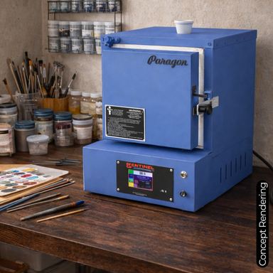Paragon E12T Enameling and China Painting Kiln | E12T | Large enameling kiln with Sentinel Touch Xpress