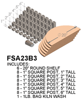 Paragon furniture kit for CT102322 kilns