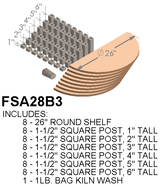 Paragon furniture kit for CT122829 kilns