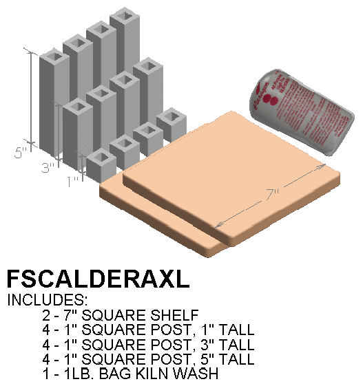 Paragon furniture kit for Caldera XL kilns