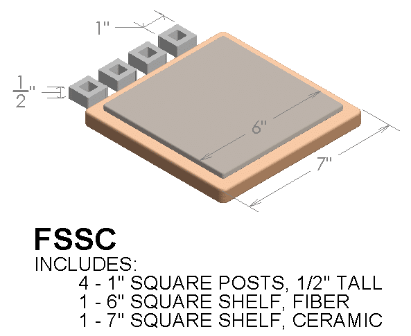 Paragon furniture kit for SC series kilns