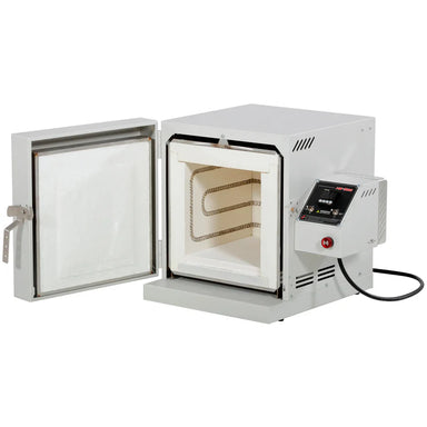 Hot Shot HS-1200 oven open door showing interior heating elements