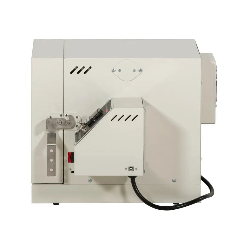 Hot Shot HS-360K heat treat oven rear view with cooling fan