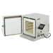 Hot Shot 1200C kiln open door showing ceramic chamber interior
