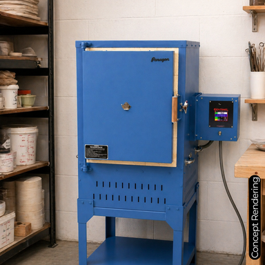 Paragon Iguana Front-Loading Kiln | Iguana | 4.1 cu ft Cone 10 ceramic front-loading kiln