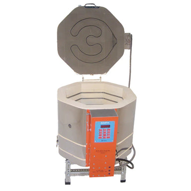 Jen-Ken 1815 ceramic kiln, front open