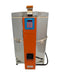 Jen-Ken Mega Coil 2431 3" Ceramic Kiln with the lid closed, front view