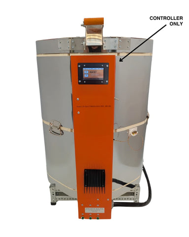 SDS Industries TAP II touchscreen controller on a closed Jen-Ken Mega Coil 2431 kiln