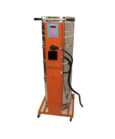Jen-Ken Vertical Air Bath Excalibur Knife Kiln with the lid closed