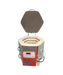 Jen-Ken Vitri Barrel Vitrigraph Kiln with the chamber open