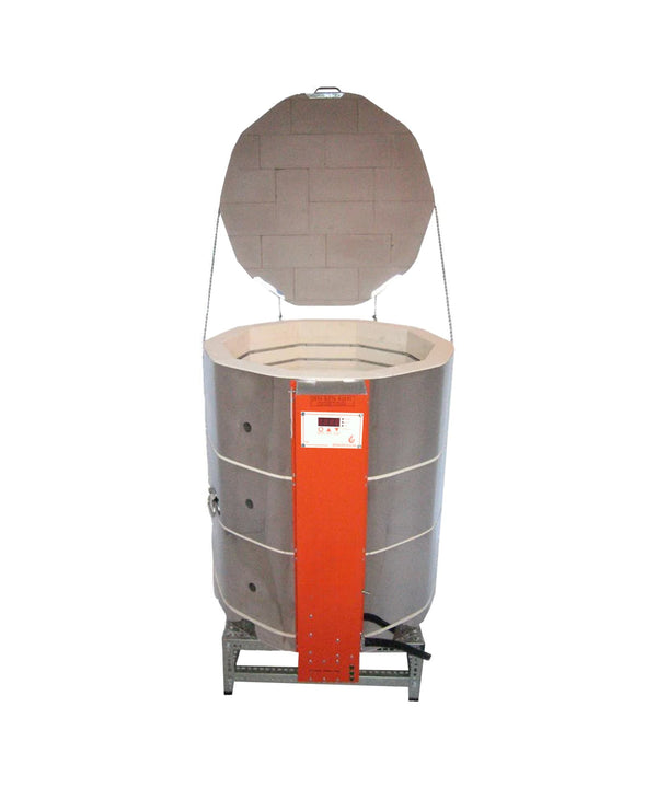 Jen-Ken 2431 Ceramic Kiln with the lid open