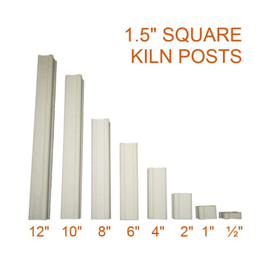 Jen-Ken 1½" x 1½" square kiln posts, height range