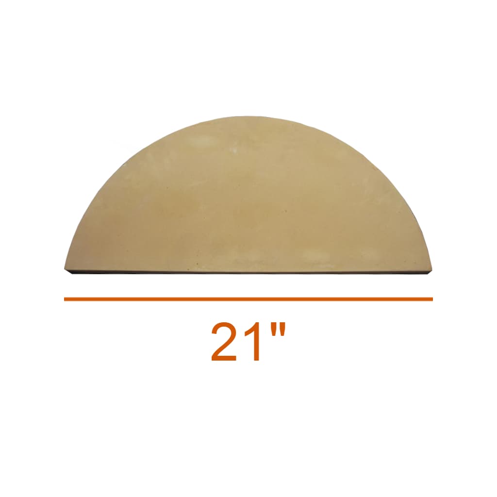 Jen-Ken 21 inch half-round kiln shelf, one half of a circle