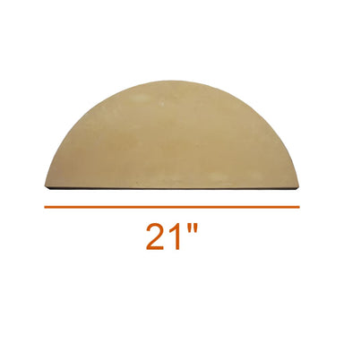 Jen-Ken 21 inch half-round kiln shelf, one half of a circle