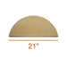 Jen-Ken 21 inch half-round kiln shelf, one half of a circle