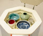 Jen-Ken AF3C 15/13 "The Emerge" Ceramic Kiln chamber loaded with pottery