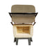 Olympic 139FLE front-loading kiln open with bottom door and interior elements