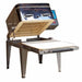 Olympic Kilns 189 Slider glass kiln with sliding floor extended outward for easy loading
