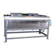 Olympic Kilns GF15E large capacity kiln fully closed showing exterior stainless finish