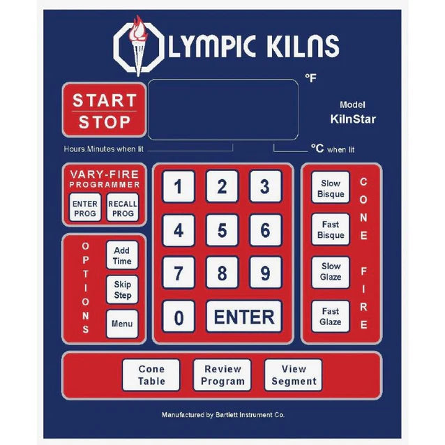 Olympic MAS2327HE Quick-Ship Electric Kiln w/ Furniture Kit