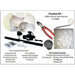 Olympic Kilns 2827HE Freedom Package kit with elements, vent system, tools, and emergency repair accessories