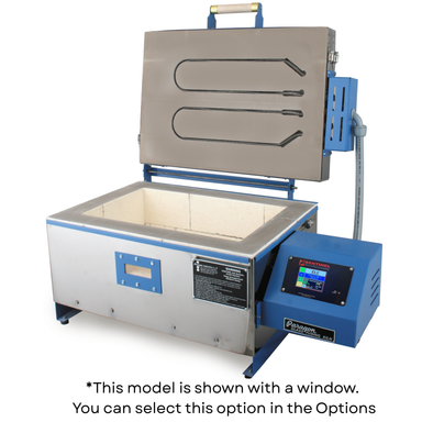 Paragon Fusion 17 Bottle Slump Glass Fusing Kiln | Fusion 17 | 17x17 inch bottle slumping and glass fusing kiln