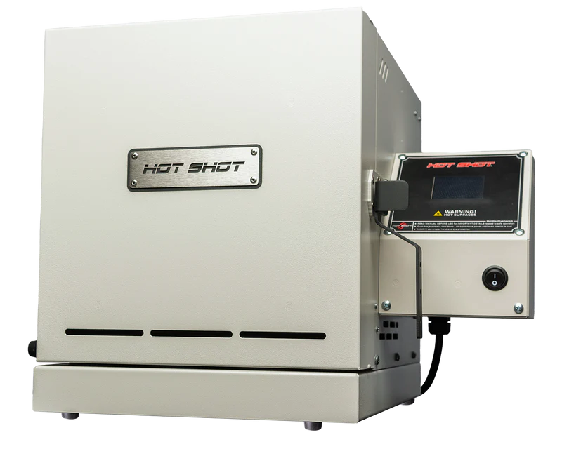 Hot Shot 1200C ceramic kiln with touchscreen controller