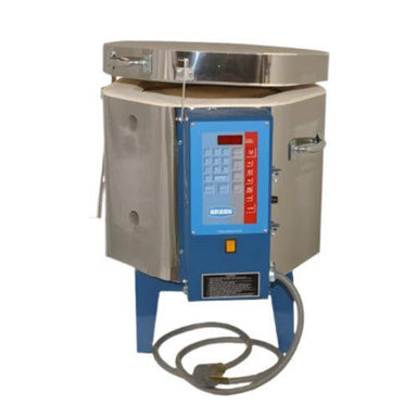 Cress E1414 Electric Ceramic Kiln | CRESS-E1414 | top-loading heptagon ceramic kiln on stand