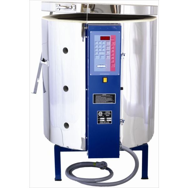 Cress E27 Electric Ceramic Kiln | CRESS-E27 | 27 inch deep decagon top-loading ceramic kiln, manufacturer photo